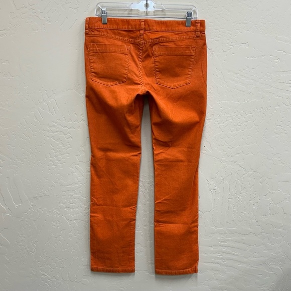 J. Crew Bright Orange Corduroy Pants.  City Fit | Relaxed Fit.  Size:29S - Picture 2 of 6
